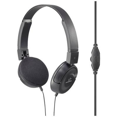 Слушалки Renkforce RF-HS-130 On — RF-5152722, черни