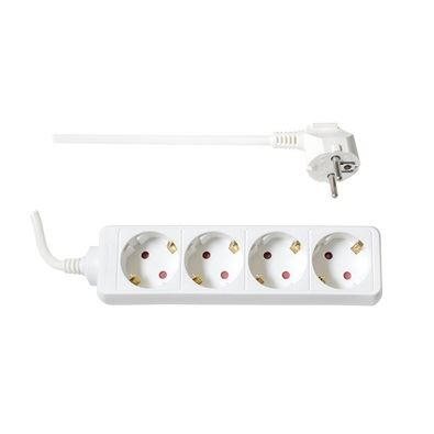 TOO PSW-415 elosztó 4 aljzat, 1.5 méter vezeték fehér (PSW-415)