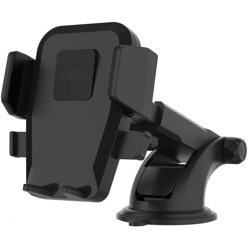 FIXED Iconiq XXL telefontartó hosszú tapadókoronggal szélvédőre / műszerfalra, fekete (FIXICQ-XXL-BK)