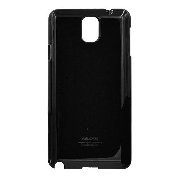 Műanyag telefonvédő FÉNYES FEKETE [Samsung Galaxy Note 3 LTE (SM-N9005)] (5996457399833)