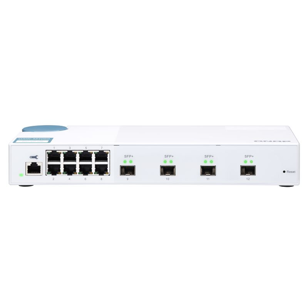 QNAP QSW-M408S netværksswitch Administreret L2 Gigabit Ethernet (10/100/1000) Hvid