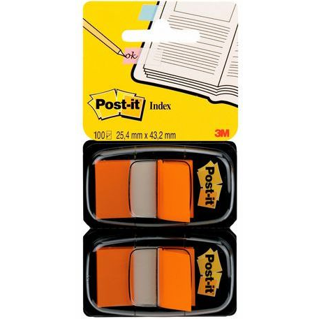 3M 680-O2EU indexkaart Oranje 100 stuk(s)