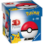 3D пъзел Pokémon Pokéballs: Класически, 54 части, Многоцветен