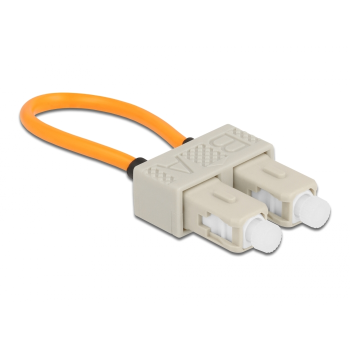 Delock Optikai szálas hurok adapter SC / OM1 Többszörös bézs (86921) (86921)