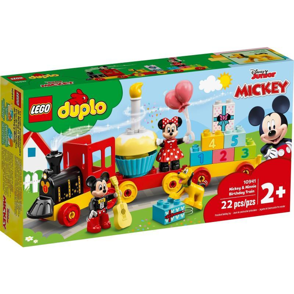 LEGO Duplo - Tren de Cumpleaños de Mickey y Minnie + 2 años - 10941