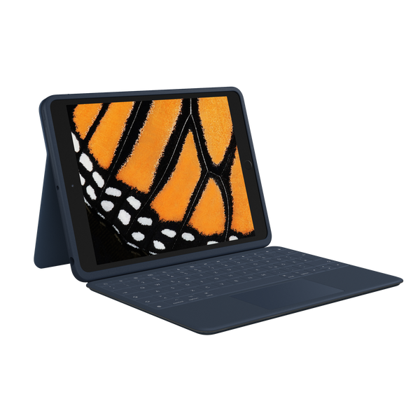 Logitech Rugged Combo 3 Touch Apple iPad Billentyűzetes tok - Kék (Angol - UK)