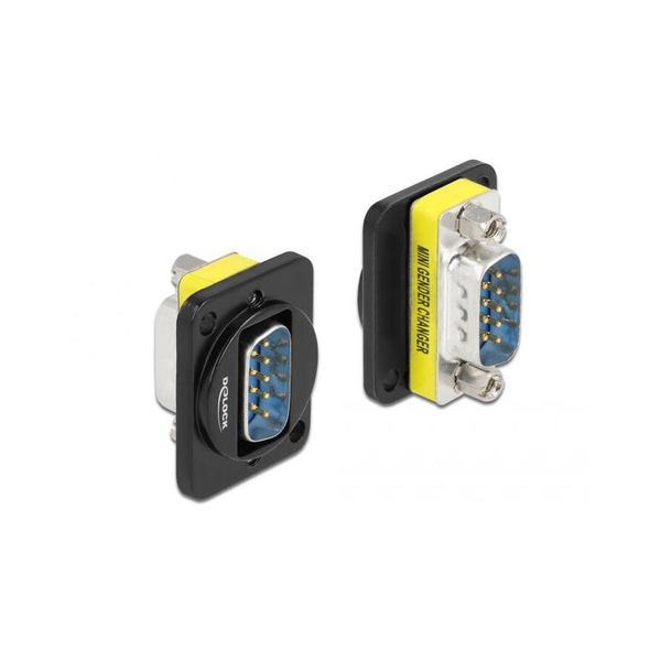 DELOCK D-Typ Modul DB9 Stecker zu DB9 Stecker