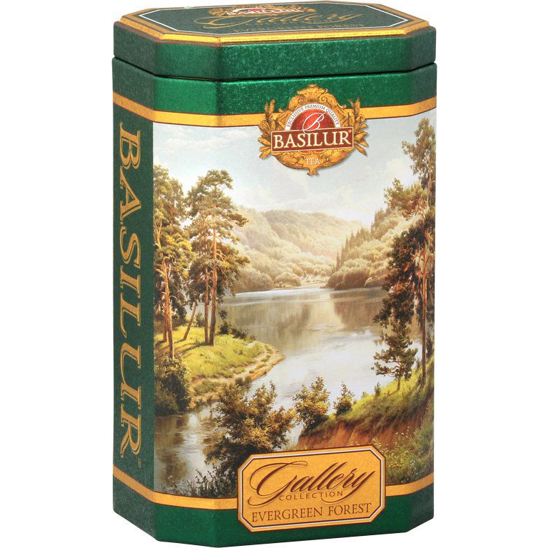 Basilur Gallery Evergreen Forest 100 g plech (4792252943421)