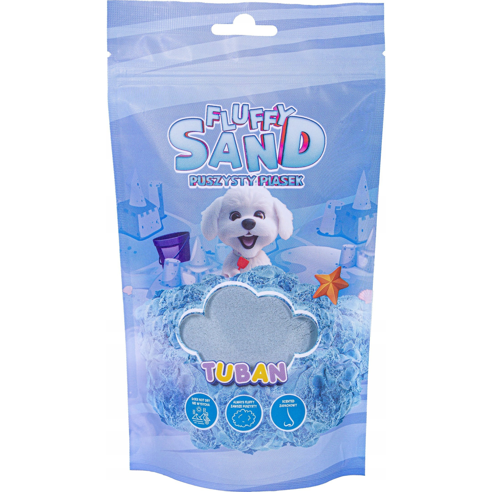 Tuban Sand Fluffy - Szenzoros Homok - Kék 90 G (ZA5541)