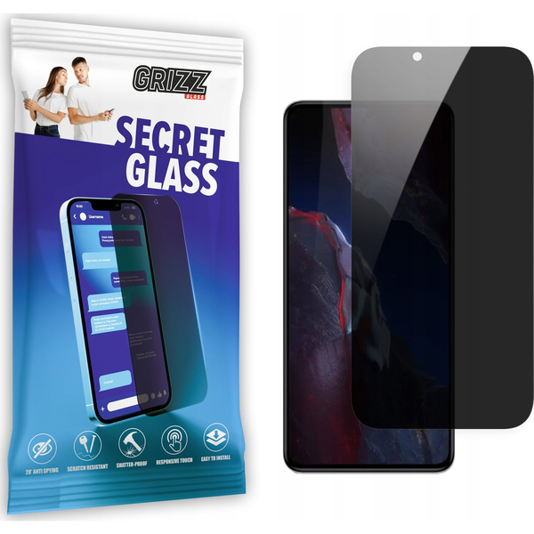  GrizzGlass Szkło prywatyzujące GrizzGlass SecretGlass Xiaomi Poco X3 Pro