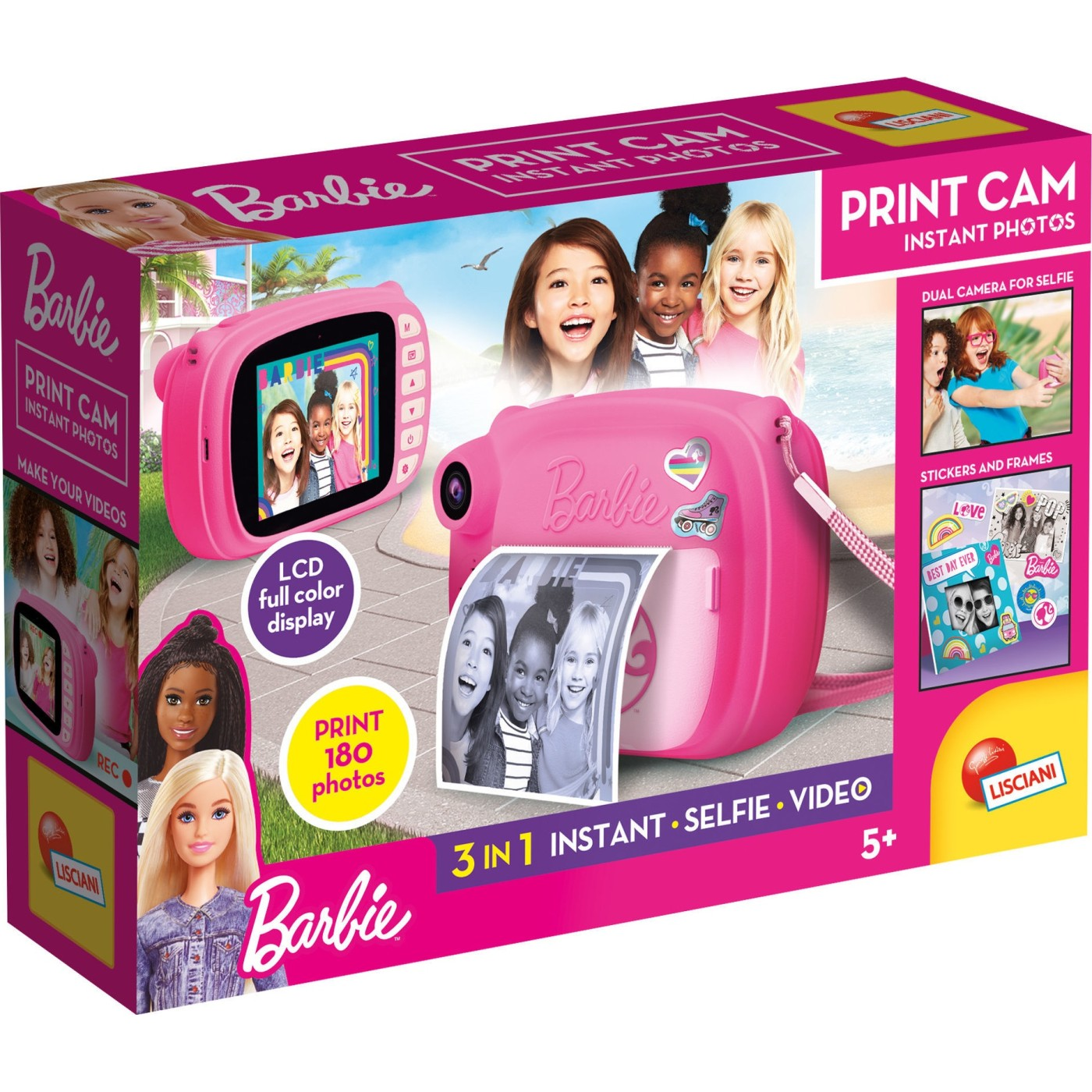 Barbie Print Cam fényképezőgép (LIS97050)