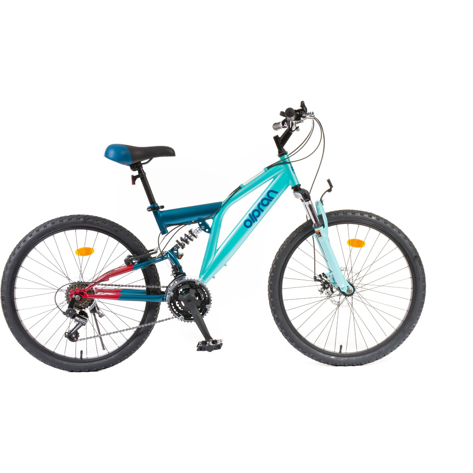 Olpran Culex 24", fekete / piros ALU (8595243855750)