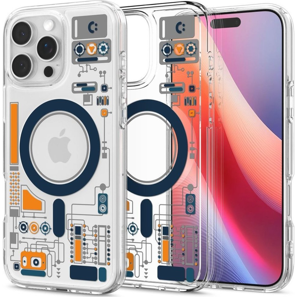iPhone 16 Pro Max Spigen Ultra Hybrid Mag Analogue Műanyag Telefonvédő Ütésállóság, Magsafe, Átlátszó