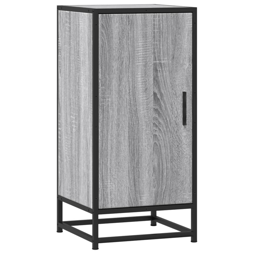 szürke sonoma színű szerelt fa tálalószekrény 35,5 x 35 x 76 cm (848942)