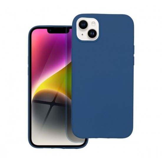 12 hónap Forcell Szilikon LITE Apple iPhone 14 Plus hátlap tok kék (67640) (FO67640)