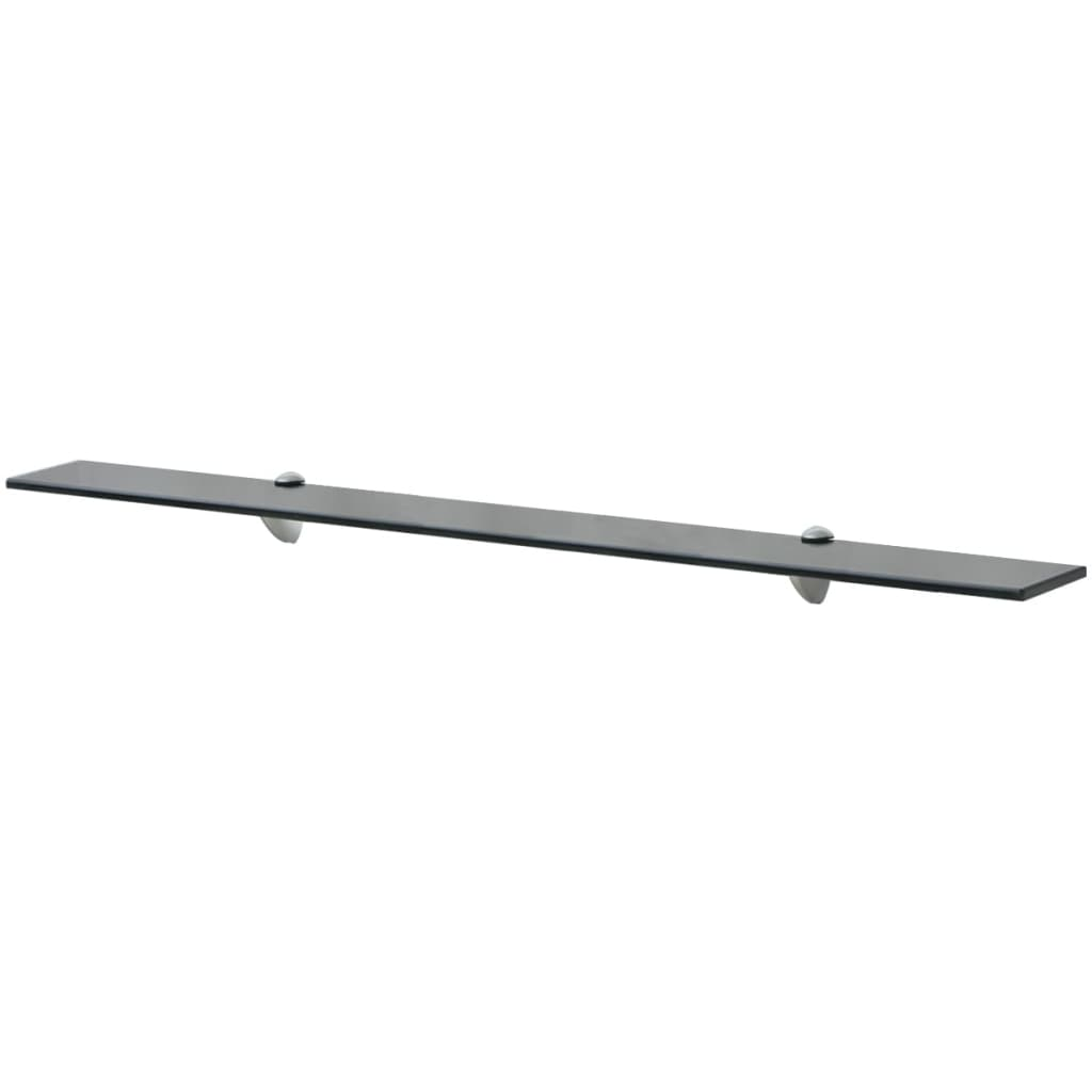 2 db lebegő üvegpolc 100 x 20 cm 8 mm (3051533)