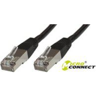 MicroConnect Patchchord SSTP CAT6 LSZH, czarny 1m (SSTP601S)