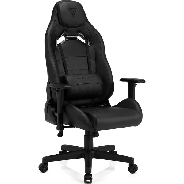 SENSE7 Vanguard Gamer Szék Fekete Műbőr Ergonomikus