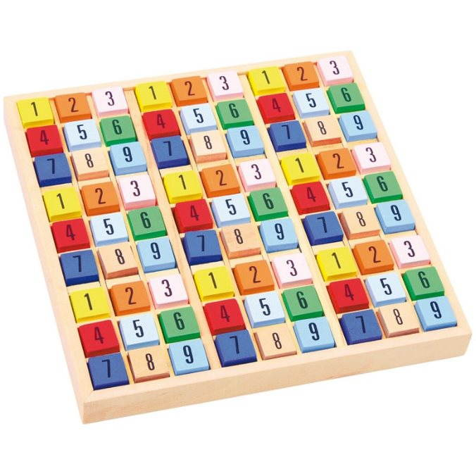 Smallfoot színes fa sudoku (4020972111647)
