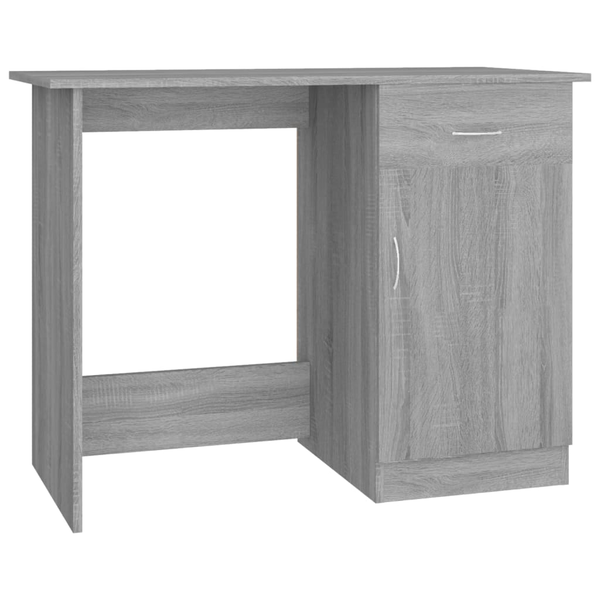 Birou, gri sonoma, 100x50x76 cm, lemn prelucrat