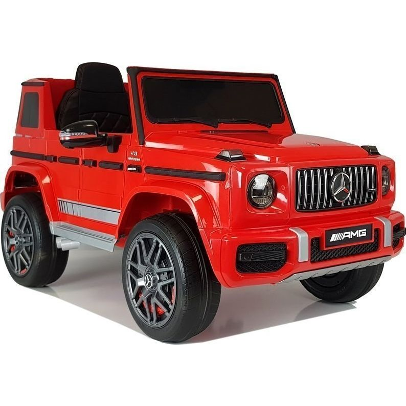 Mercedes G63 7472 12 V Elektromos Kisautó - 2.4 GHz, Szülői Távirányítóval, Nyitható Ajtóval, EVA Kerekekkel, Piros (7472)