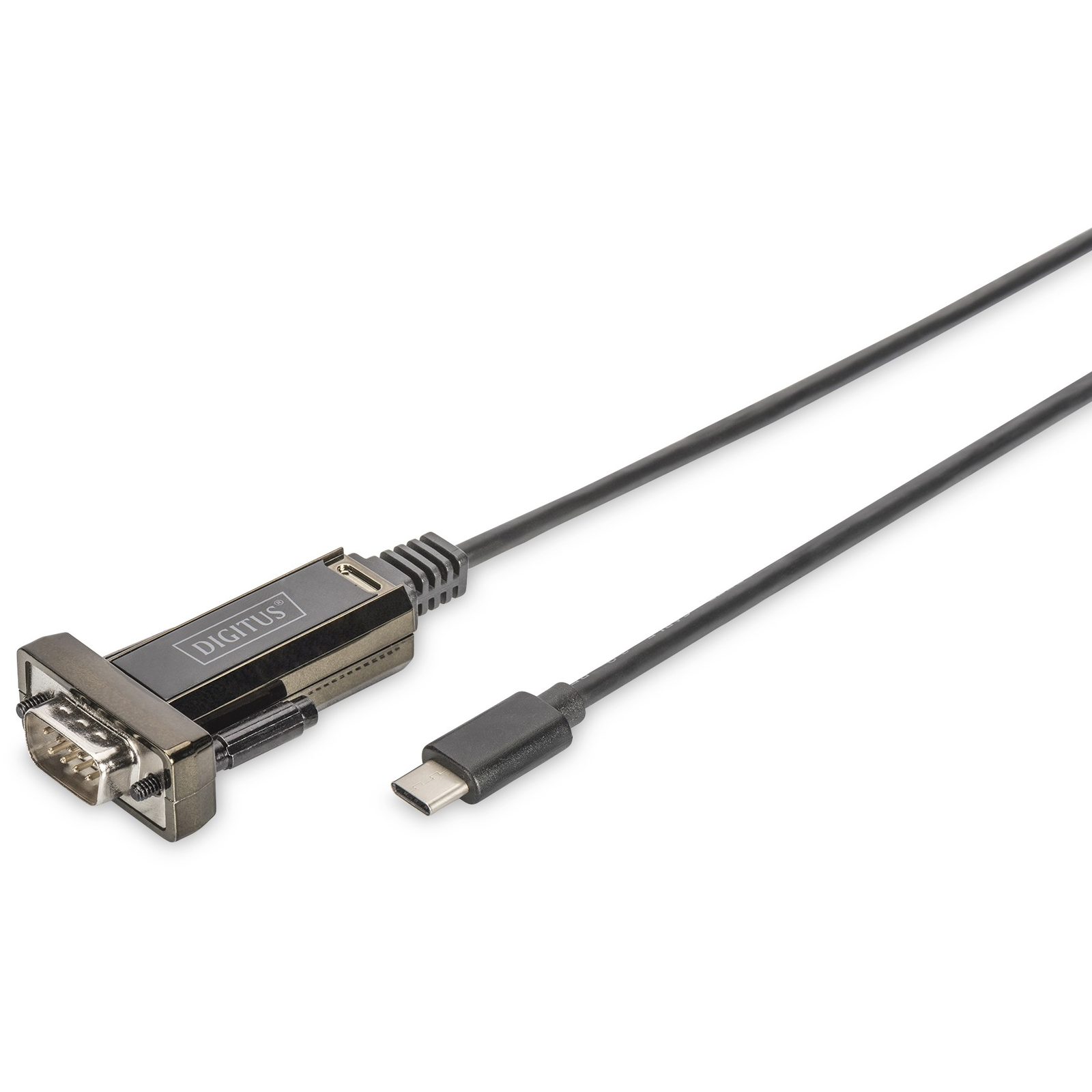Digitus DA-70166 USB-C - VGA (apa - apa) kábel 1m - Fekete (DA-70166)
