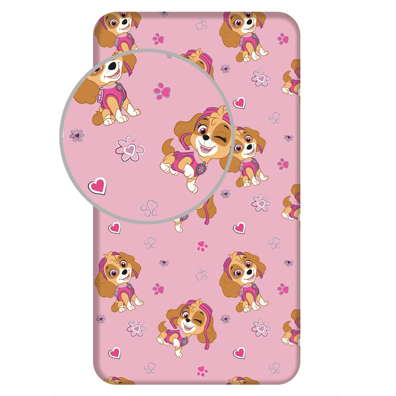 JERRY FABRICS 571 Lepedő - Mancs őrjárat, 90×200×25 cm (8592753039823)