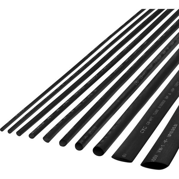  Cabletech Rurka termokurczliwa 10 mm-1 m czarna Cabletech