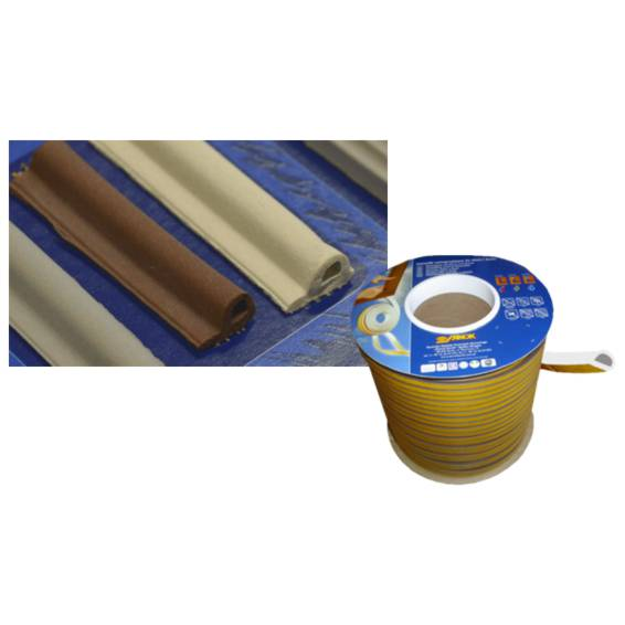 VOREL Öntapadós ablak- és ajtótömítések 9x5,5mm TYPE P fehér 100M (SADSDS-03932-100)