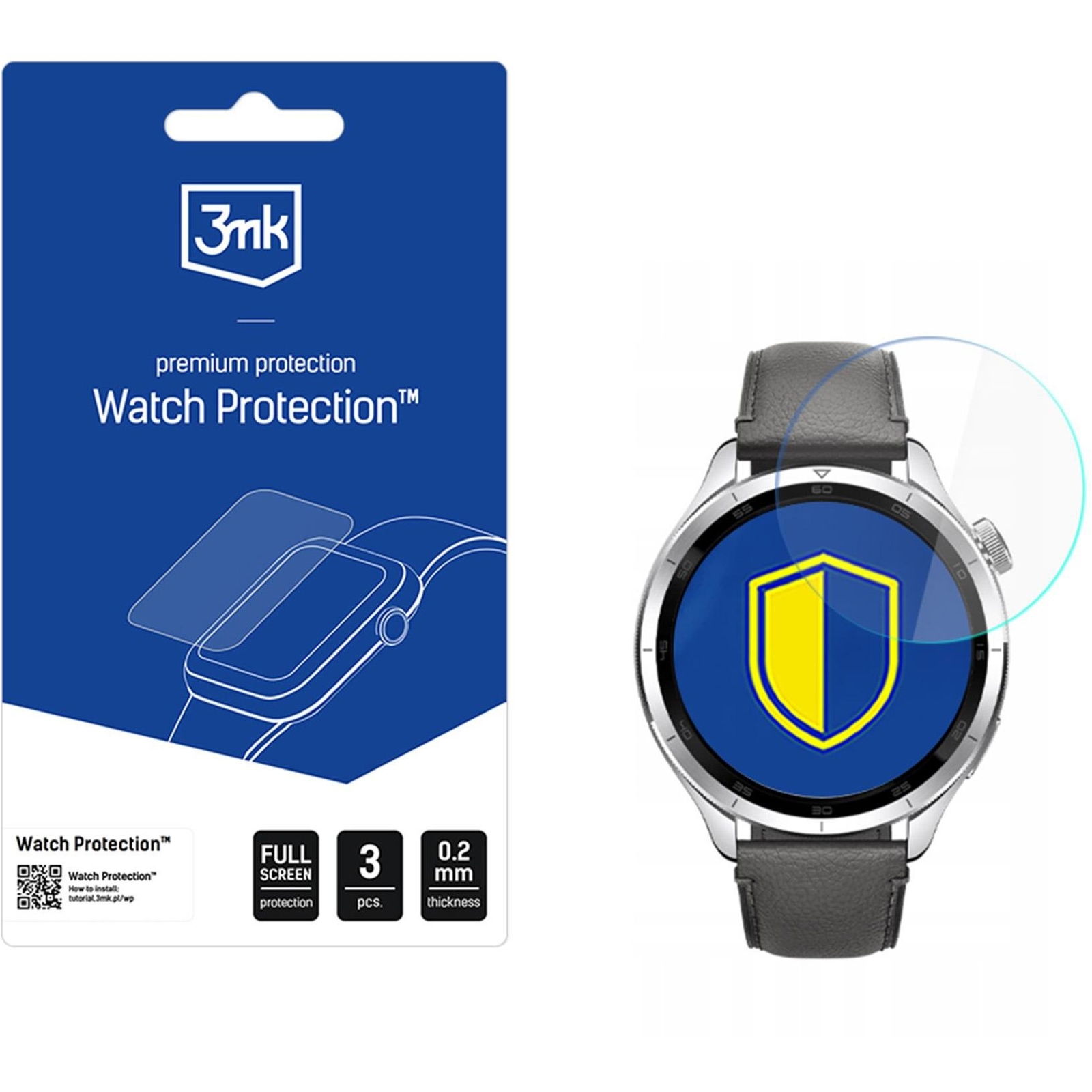 3MK Watch Protection FlexibleGlass Xiaomi Watch S4 üvegfólia - hibrid (5903108627894)