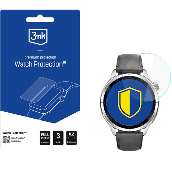 3MK Watch Protection FlexibleGlass Xiaomi Watch S4 üvegfólia - hibrid