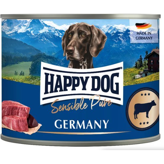 Happy Dog Sensible Pure Germany - Marhahúsos Konzerv 200 g