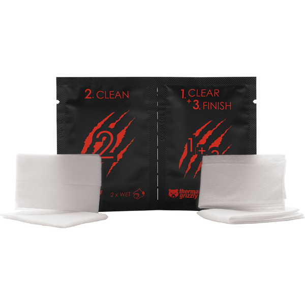 Vlhčené a suché univerzální ubrousky Thermal Grizzly 40 ks
