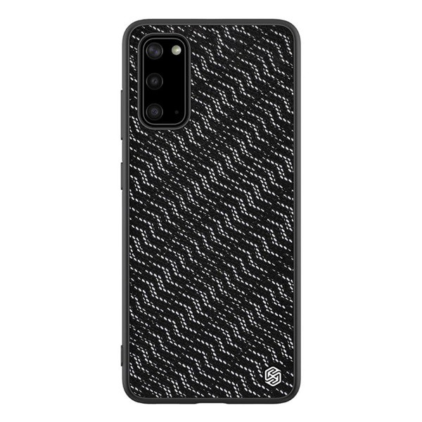 NILLKIN TWINKLE szilikon telefonvédő (közepesen ütésálló, műanyag hátlap, környezetbarát, csillogó) EZÜST [Samsung Galaxy S20 5G (SM-G981U)] (5996457940868)