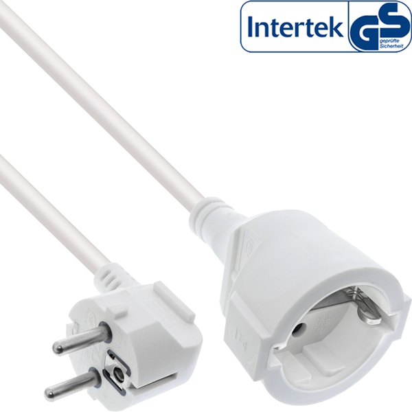 InLine 16400U prolunghe e multiple 1 presa(e) AC Interno Bianco