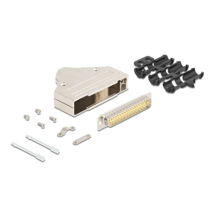 Delock D-Sub 37 tűs apa fém házzal (67136) (67136)