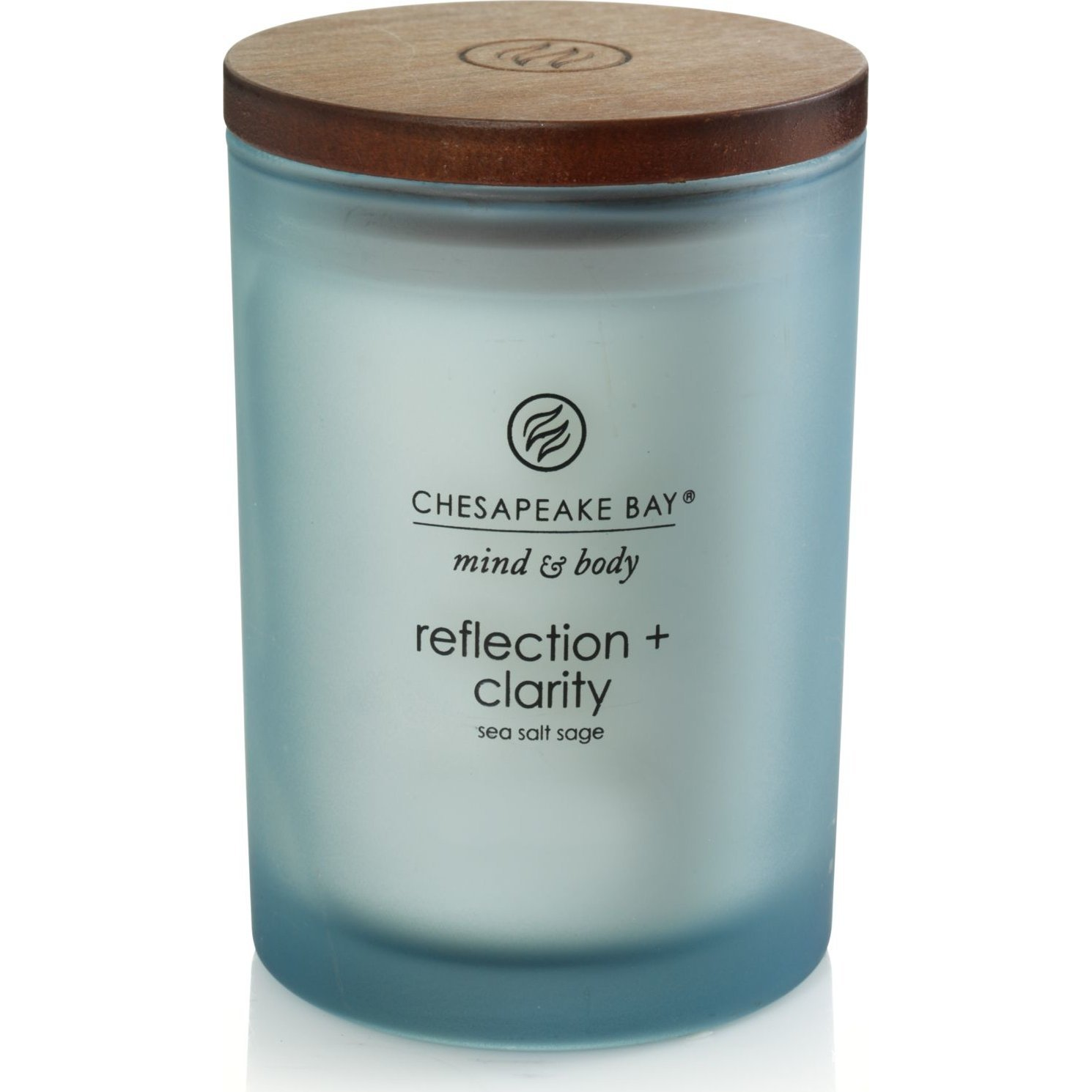 Chesapeake Bay Candle Reflection + Clarity Sea Salt Sage Közepes Üveggyertya (5038581114286)