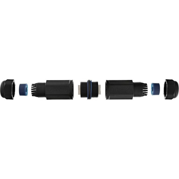  InLine Patch Cable coupling Cat.6 - waterproof IP67 - 2x RJ45 plugs - shielded (69990W)