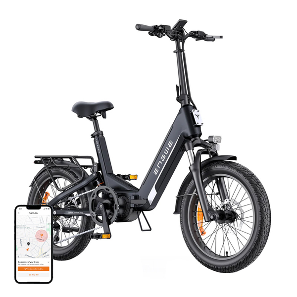 L20 3.0 Pro 250W 20" összecsukható elektromos kerékpár fekete EN-PRO30BL