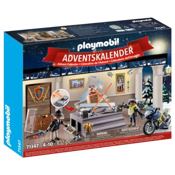 Playmobil: Múzeumi rablás adventi kalendárium (71347) (p71347)