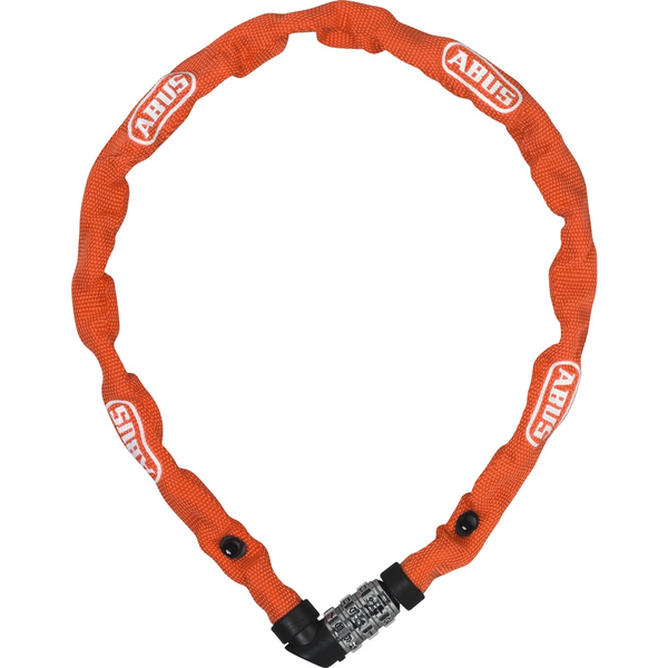 ZAPÍNÁNÍ ŘETĚZ SE ZÁMKEM 110cm ABUS 1200/110 WEB NA ŠIFRU / LIMETKA