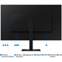 Samsung 37" LS37D800EAUXEN 16:9 4K UHD VA Monitor 60Hz - Fekete
