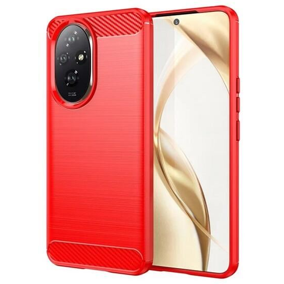 Gigapack Honor 200 szálcsiszolt, karbon mintás tok piros (GP-159617) (GP-159617)