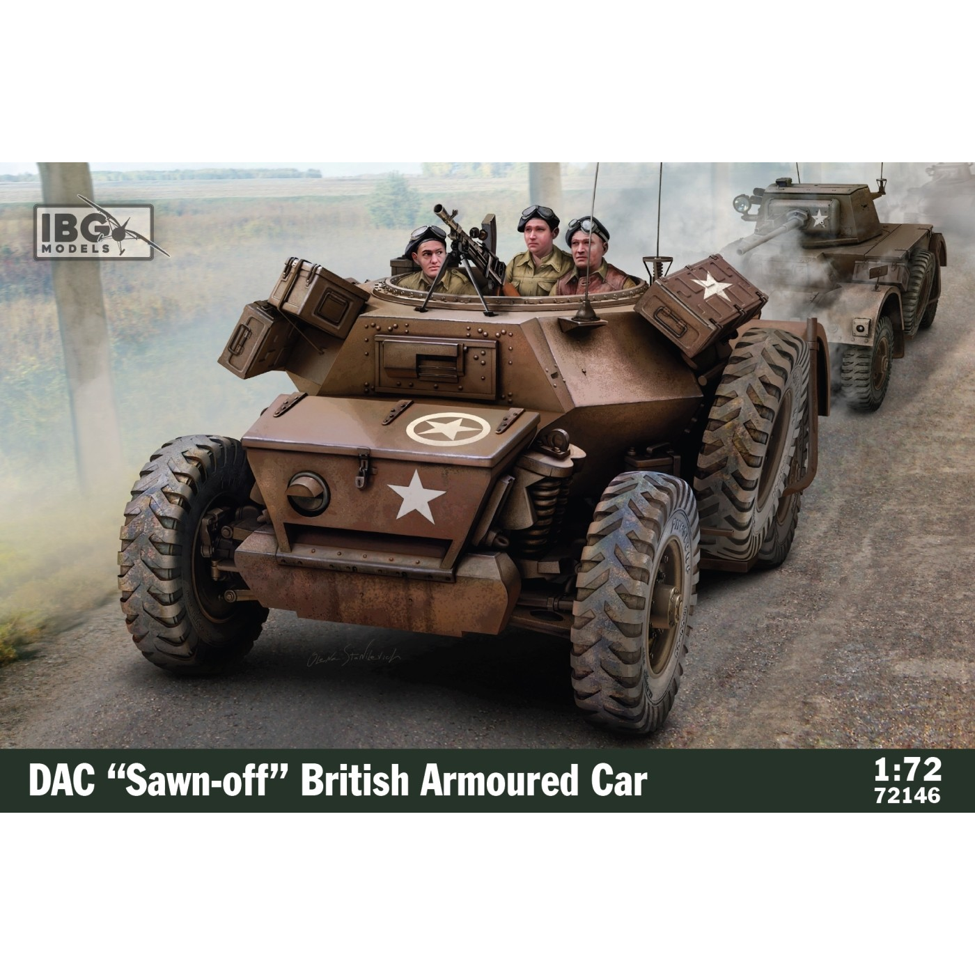 IBG Models 72146 DAC Sawn off brit páncélautó műanyag modell (1:72) (72146)