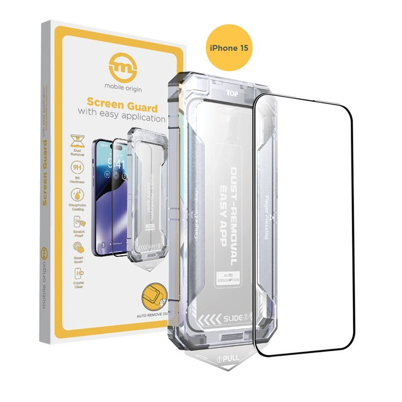 Mobile Origin Screen Guard Apple iPhone 15 Edzett üveg kijelzővédő (SGZ-I15)
