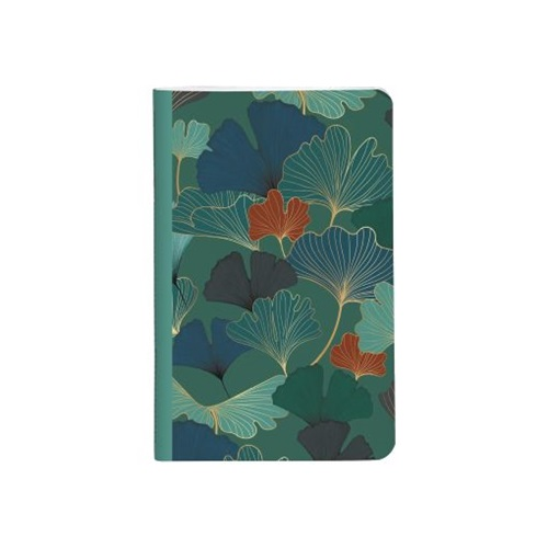 Clairefontaine Jegyzetfüzet  Gaia kék 7,5x12 cm, 24 lapos, vonalas, vegyes minta (116240C)