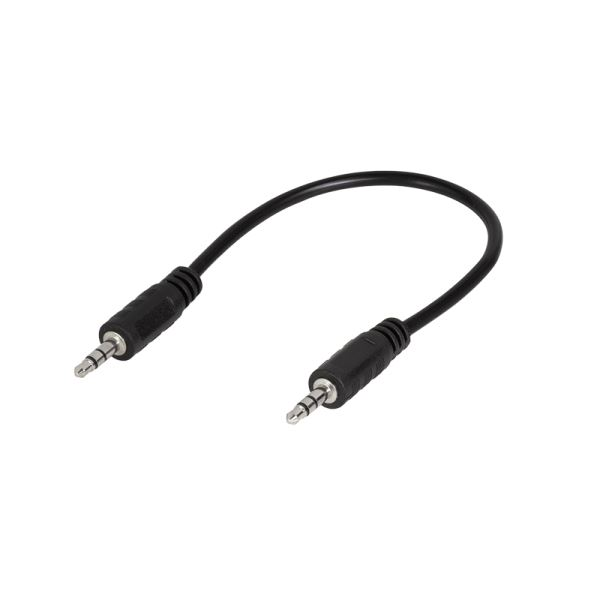 LogiLink 3.5 mm - 3.5 mm, 0.2 m audio kábel 0,2 m, čierny