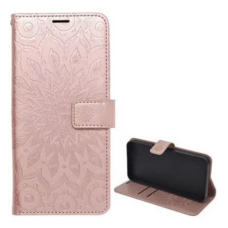 Gigapack Samsung Galaxy A52 4G (SM-A525F) mandala mintás fliptok rozéarany (GP-135889)