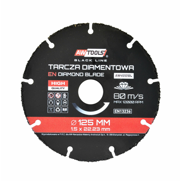 AW TARCZA UNIWERSALNA 125mm