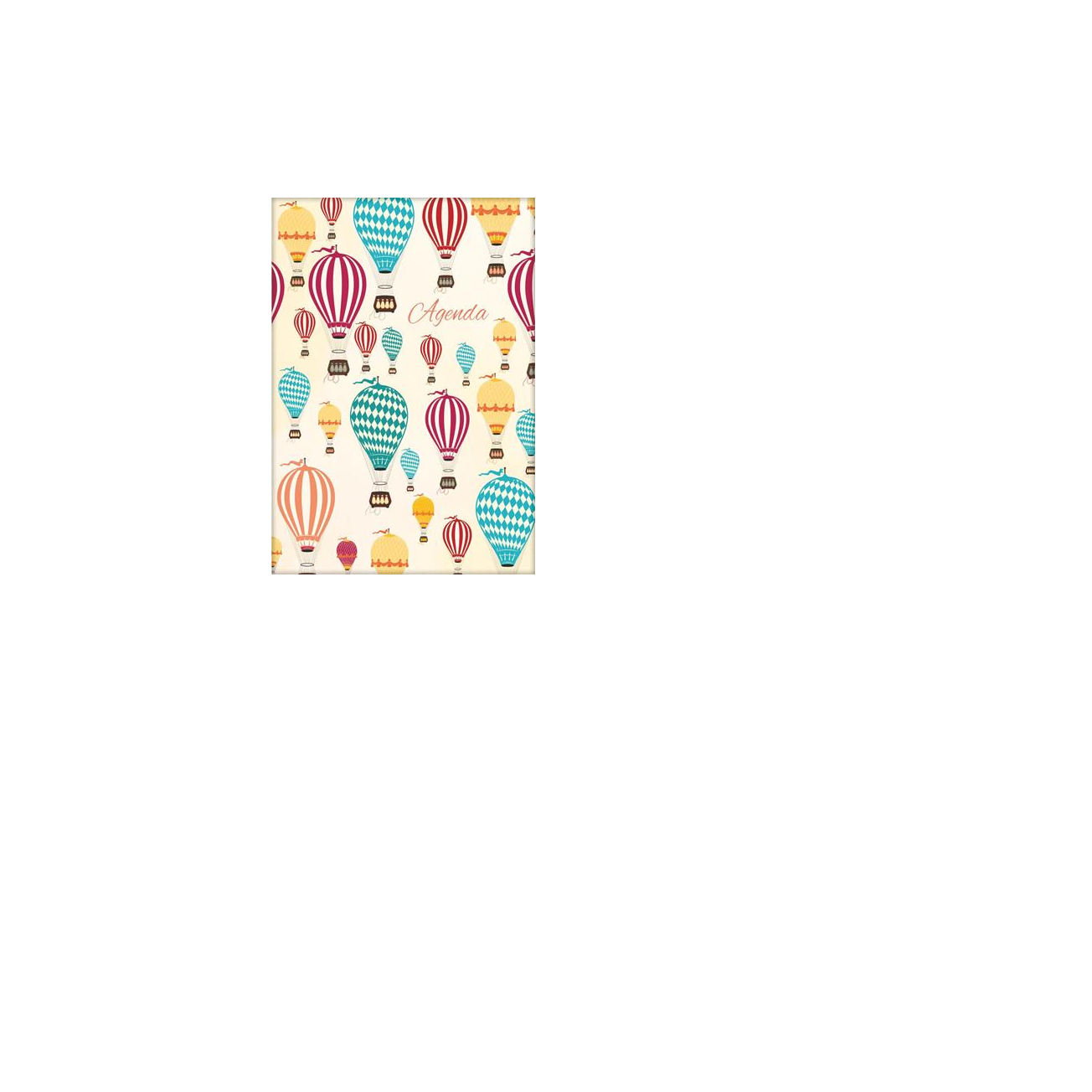 Dayliner Colors A5 Balloons 2023 Heti naptár - Mintás (DL3AG-COFA5HE-BA)